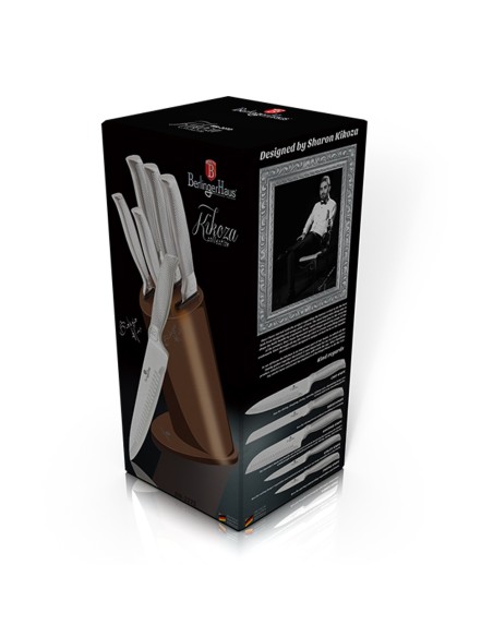 Set de cuțite cu suport, Kikoza Collection, Berlinger Haus, BH 2272A