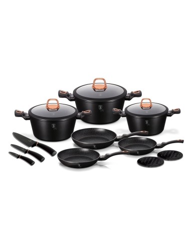 Set oale, tigai si accesorii, 14 piese, Black...