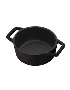 Cratita cu capac, 12 cm, din fonta emailata Black Rose... 2