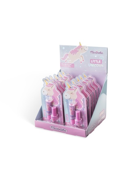 MARTINELIA LITTLE UNICORN SET BALSAM DE BUZE SI LAC DE UNGHII