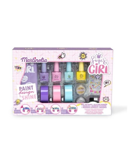 MARTINELIA SUPER GIRL SET PENTRU UNGHII SI BRATARI