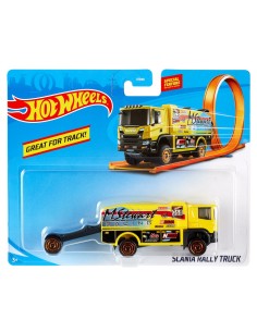 HOT WHEELS CAMION SCANIA RALLY TRUCK
