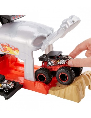 HOT WHEELS LANSATOR MONSTER TRUCK CRANIUL CU...
