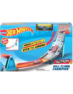 HOT WHEELS LANSATOR CU MASINUTA POWER UP THE HILL