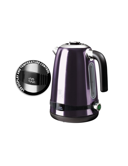 Fierbator electric, cu afisaj digital, 1.7 L, Purple Eclipse, Berlinger Haus, BH 9328