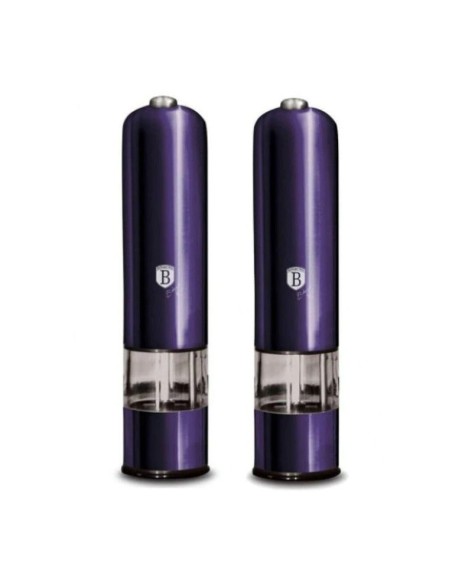 Set 2 piese rasnite electrice, de sare si piper, Berlinger Haus Purple Eclipse, BH 9289