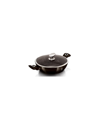 Cratita joasa cu capac 24 cm, Metallic Line...