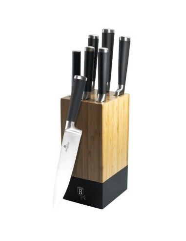 Set cutite otel inoxidabil, 7 piese, Black...