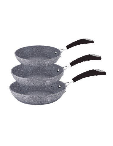 Set de tigai, 3 piese, Stone Touch Line,...