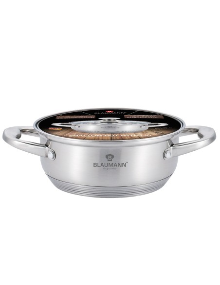 Oala cu capac, 28 cm, Satin Gourmet Line, Blaumann, BL-3312