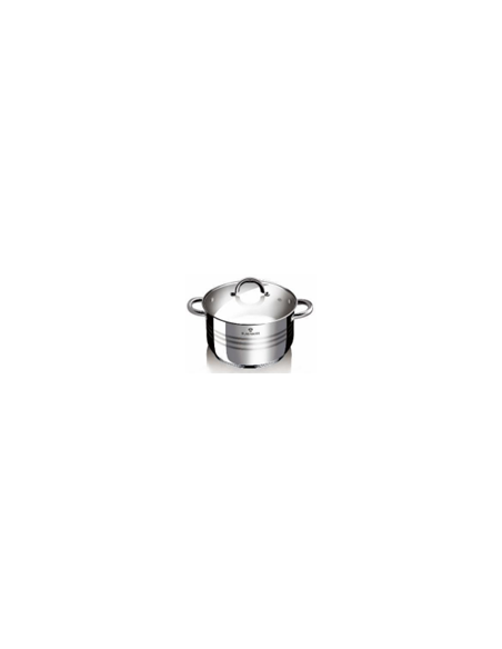 Oala inox cu capac 20 cm, Gourmet Line, Blaumann BL 1020A
