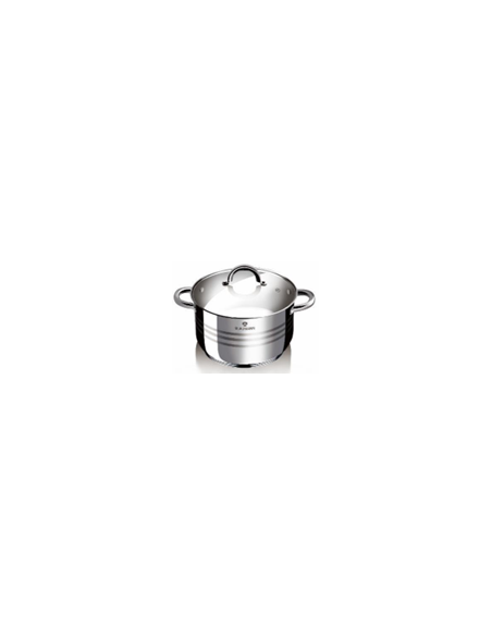 Oala inox, cu capac 26 cm, Gourmet Line, Blaumann, BL 1022-A