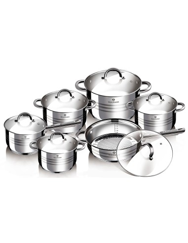 Set oale, cratite si tigai inox,12 piese,...