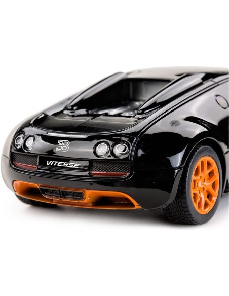 MASINA CU TELECOMANDA BUGATTI GRAND SPORT VITESSE NEGRU CU SCARA 1 LA 18