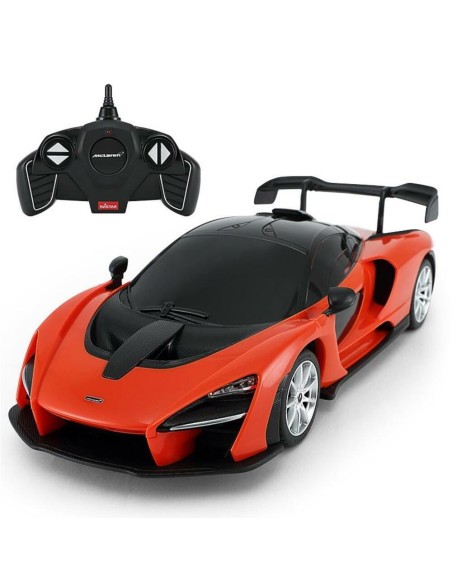 MASINA CU TELECOMANDA McLAREN SENNA PORTOCALIU CU SCARA 1 LA 18