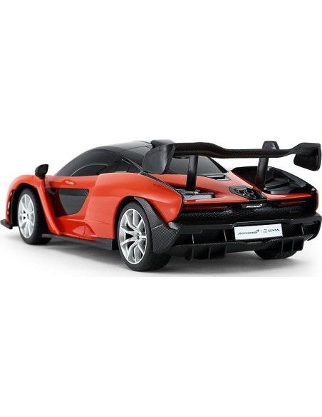 MASINA CU TELECOMANDA McLAREN SENNA PORTOCALIU CU SCARA 1 LA 18