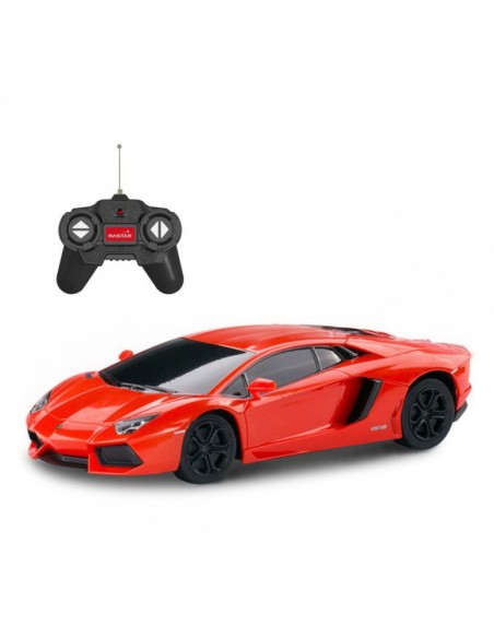 MASINA CU TELECOMANDA LAMBORGHINI AVENTADOR ROSU CU SCARA 1 LA 24