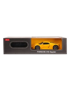 MASINA CU TELECOMANDA PORSCHE 918 SPYDER GALBEN CU SCARA... 2