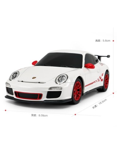 MASINA CU TELECOMANDA PORSCHE GT3 RS ALB CU...