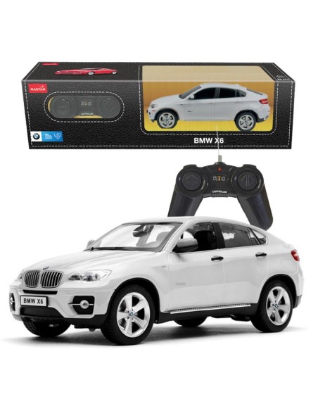 MASINA CU TELECOMANDA BMW X6 ALB CU SCARA 1 LA 24