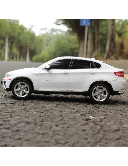 MASINA CU TELECOMANDA BMW X6 ALB CU SCARA 1 LA 24