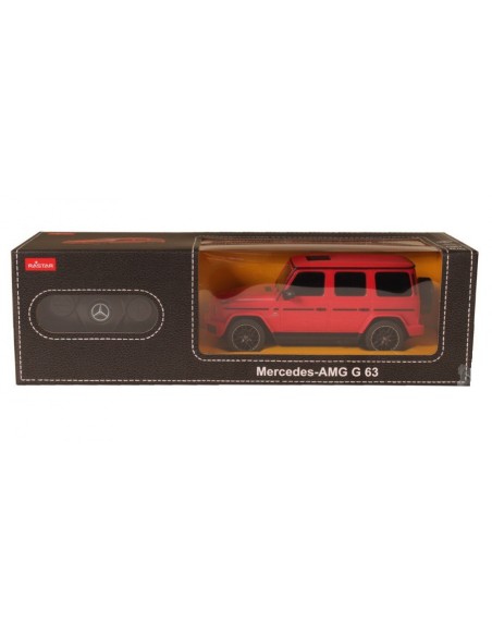 MASINA CU TELECOMANDA MERCEDES-BENZ G63 ROSU SCARA 1 LA 24