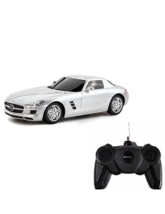 MASINA CU TELECOMANDA MERCEDES-BENZ SLS AMG ARGINTIE...