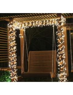 Instalatie de Craciun liniara, efect ploaie albastra, 300...