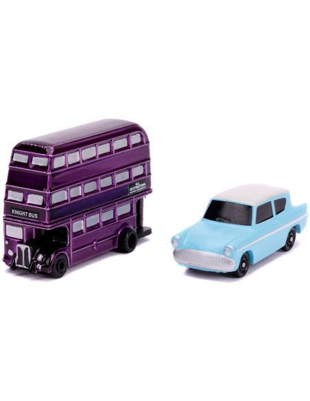 HARRY POTTER2 SET 2 MASINUTE THE KNIGHT BUS SI FORD ANGLIA 1959