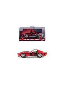 MASINA METALICA HARLEY QUINN 1969 CORVETTE STINGRAY SCARA...