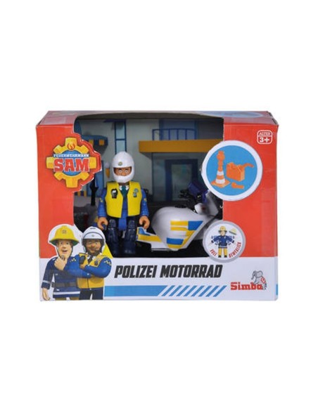 SAM POLICE MOTOCICLETA FIGURINA
