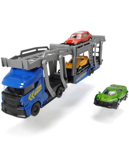 SET TRAILER 28CM CU 3 MASINUTE METALICE - ALBASTRU