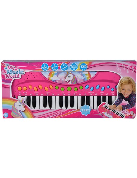 ORGA UNICORN MY MUSIC WORLD 42CM ROZ