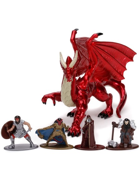 SET 5 NANO FIGURINE DIN METAL DUNGEONS DRAGONS 4 CM