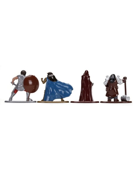 SET 5 NANO FIGURINE DIN METAL DUNGEONS DRAGONS 4 CM