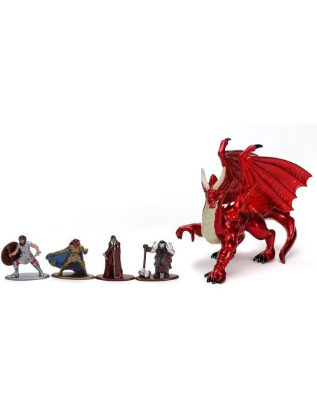 SET 5 NANO FIGURINE DIN METAL DUNGEONS DRAGONS 4 CM