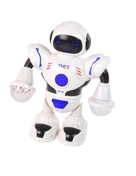 Robot dansator, jucarie pentru copii, cu sunete si lumini, 12705
