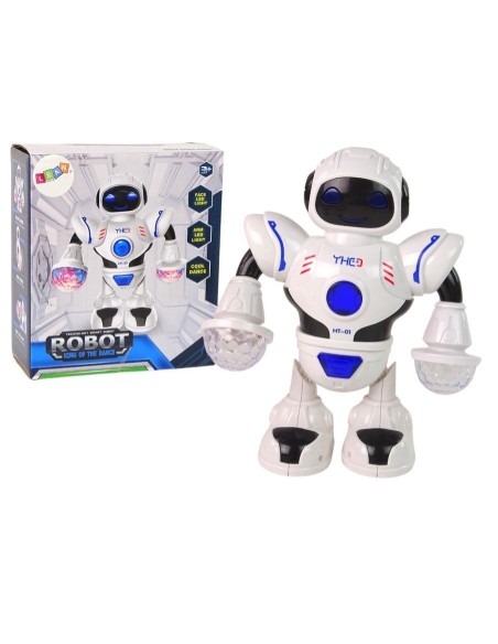 Robot dansator, jucarie pentru copii, cu sunete si lumini, 12705