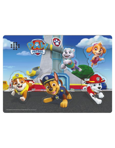 PATRULA CATELUSILOR PUZZLE DIN LEMN CU SUNETE SI FORME