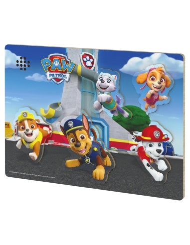 PATRULA CATELUSILOR PUZZLE DIN LEMN CU SUNETE...