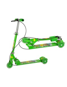 Trotineta pentru copii cu 3 roti LED si frana de mana,...