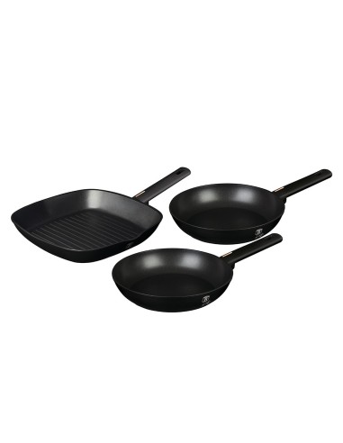 Set de 3 tigai, Berlinger Haus, Aluminiu,...