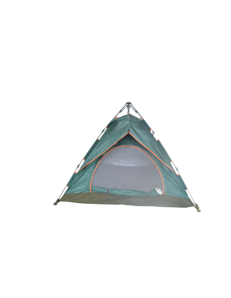 Cort pentru camping, pentru 4 persoane, impermeabil, 240 x 240 x 150 cm, multicolor, montare simpla