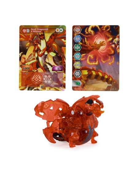 BAKUGAN S5 NOVA DRAGONOID NILLIOUS ROSU