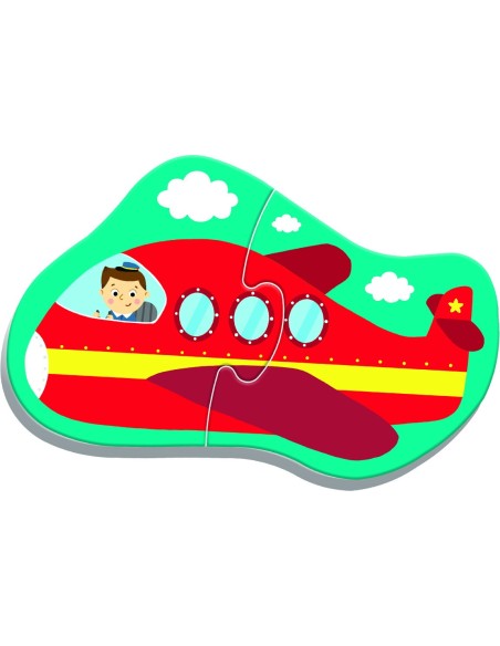 PUZZLE TREFL BABY CLASIC VEHICULE PENTRU TRANSPORT 8 PIESE