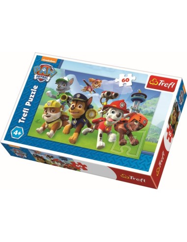 PUZZLE TREFL 60 PATRULA CATELUSILOR GATA DE...