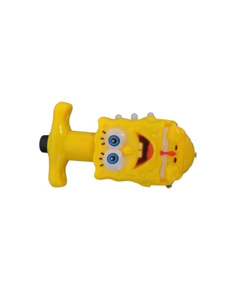 Jucarie titirez cu lansator, cu muzica si jocuri de lumini, model SPONGE