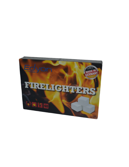 Set 48 cuburi/pastile pentru aprins focul, Edyon FireLigheters