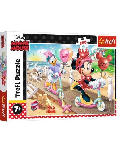 PUZZLE TREFL 200 MINNIE DISTRACTIE LA PLAJA