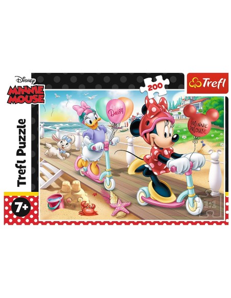 PUZZLE TREFL 200 MINNIE DISTRACTIE LA PLAJA